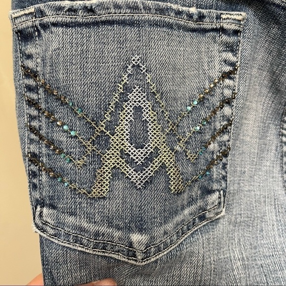 Vintage 7 For All Mankind A Pocket Embellished Jeans - Picture 4 of 10